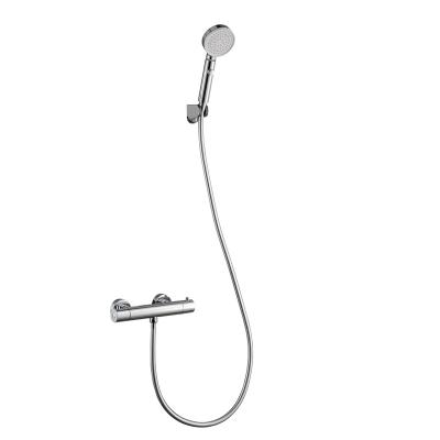 China Without Slide Bar Hot Sale 2 Function Constant Temperature Bathroom Faucet Single Hand Shower Set for sale