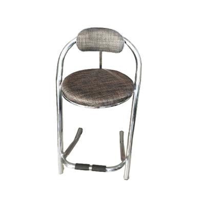 China Classic Commercial Metal Leg Industrial Rattan Dining Chair Modern Comfortable Split Event Chair With Back for sale