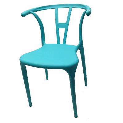 China Modern Simple Cavity Chair Plastic Office Bargaining Leisure Home Outdoor Dining Chair for sale