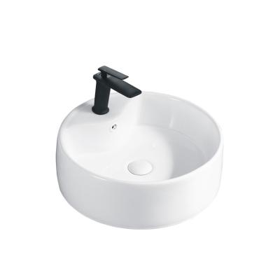 China Hot Selling Modern Matte Wash Basin Bathroom Ceramic Sink White Wash Basin for sale