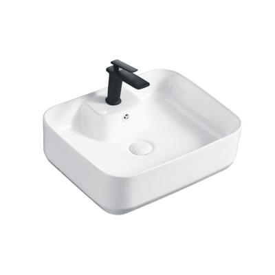 China Bathroom Sink Modern Minimalist Rectangular Ceramic Sink for Ladies Toilet Sink for sale