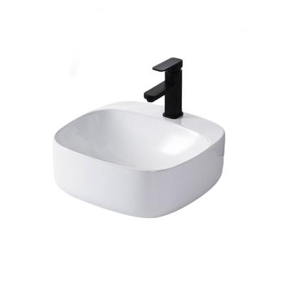 China Hot Sale Modern Bathroom Sinks Ware Countertops Hand Wash Basins Nordic Sanitary Ceramic Bathroom Art Basin for sale