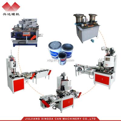 China Beverage Can Machinery Automatic Tin Can Container Making Machine for sale