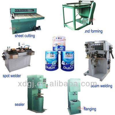 China Food Paint / Oil / Food Round Tin Cans Making Machine for sale