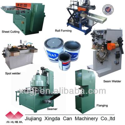 China Food Painting Tin Can Making Machine Production Line for sale