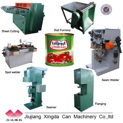 China Food Tomato Sauce Tin Can Making Machine for sale