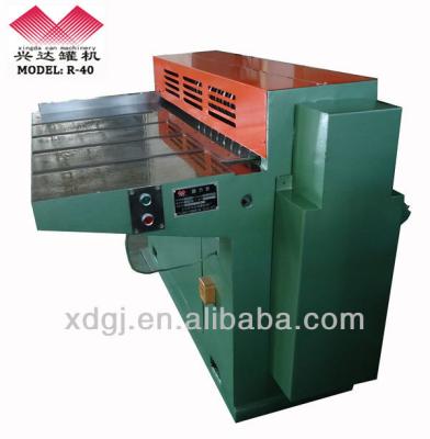 China guillotine shearing machine for cutting 0.2-0.5mm R-40 tinplate for sale