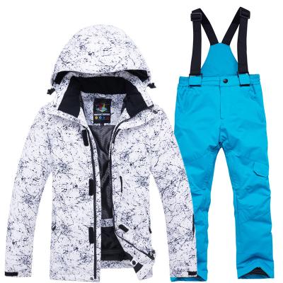 China Kids Winter Anti-UV Ski Snowsuit Waterproof Windproof 2 Pieces Children's Schneeanzug Kinder Snow Suit For Kids for sale