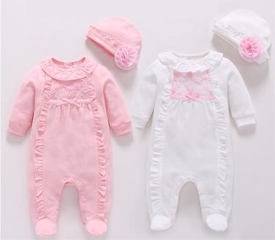 China Cozy Baby Clothes Baby Clothes Baby Romper Toddler Infant Romper Embroidery Long Sleeves Baby Romper for sale