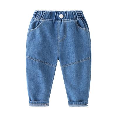 China Anti-Wrinkle Customized 2022 New Spring And Autumn Basic Patterns Boys' Jeans Basic Stitching Customized Patterns Can Be Customized LOGO Boy Denim for sale