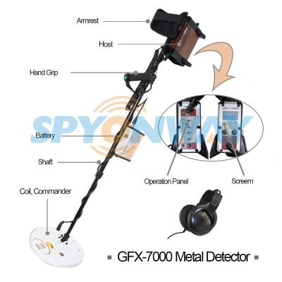 China Chinese Cheap Metal Detector Gold Finder Detector Sensor GFX 7000 Diameter 2mm for sale