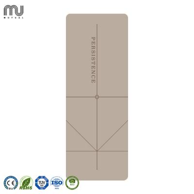 China Mutual Brand New Eco-friendly Natural Rubber Waterproof Comfortable Fitness Yoga Mats For Sports for sale