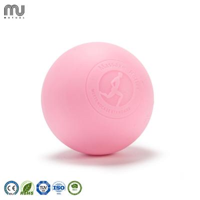 China New Silica Gel Massage Therapy Yoga Body Products Silicone Hand Foot Roller Massage Rubber Vibrating Ball For Fitness for sale