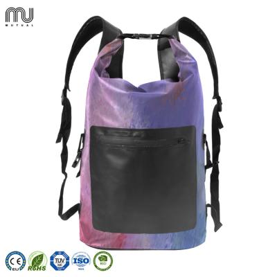 China PVC Cylinder Office Ocean Package 30L Mutual Wet Outdoor Sport Backpack Mutual Floating Waterproof Fishing Dry Bag for sale