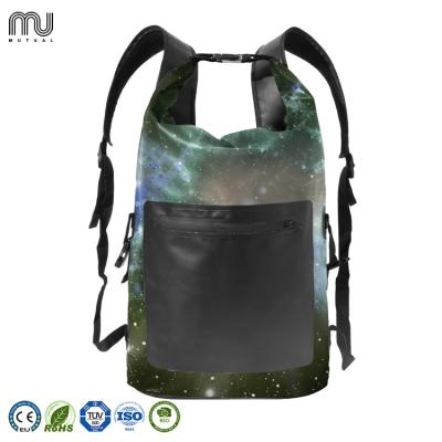 China 30L Ocean Waterproof Outdoor Pack Floating Boating Fishing 500D PVC Ocean Pack Waterproof Swimming Dry Bag for sale