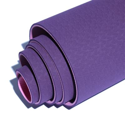 China 2021 mutual non-slip new fashion non-slip design yoga mat strip, eco-friendly good quality 980g yoga mat for sale