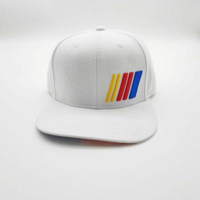 China JOINT Logo Hats Wholesale 3d Embroidery Rainbow Snapback Custom Unstructured Hats for sale