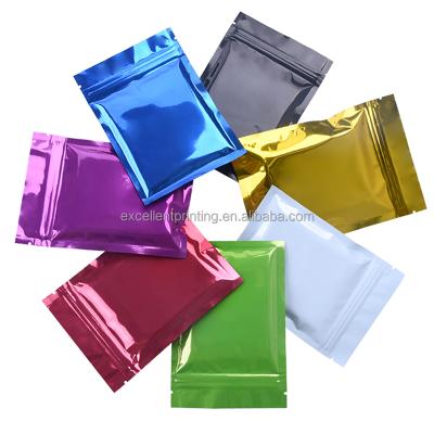 China Custom Frosted Frosted Plastic Zipper Bag Zipper Lock Bags Small Holographic Cute Tea Bag Coffee for sale