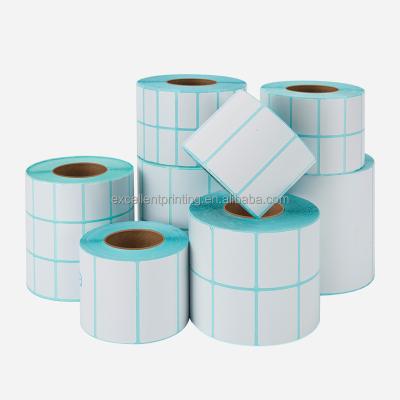 China Waterproof custom logo barcode sticker printing adhesive sticker makers roll labels stickers for packaging for sale