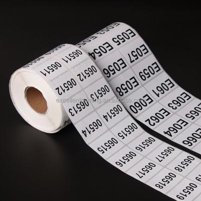 China Waterproof Paper Roll Ticket Roll Label Barcode Heat Sensitive Paper Label Sticker for sale