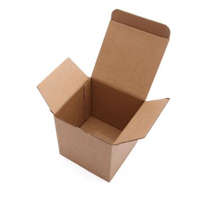 China Recyclable Custom Recycled Cardboard Corrugated Paper Packing Boxes With Logo Packaging Kraft Brown Folding Box for sale