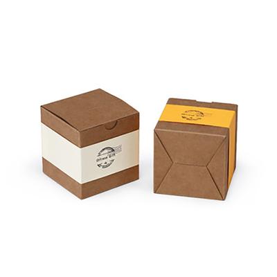 China Recycled Materials Collapsible Kraft Paper Box Small Soap Packaging Box Packaging Paper Soap Custom Gift Boxes With Logo for sale