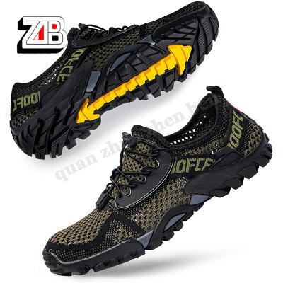 China Custom Quick Dry Fashion Trend Water Fishing Shoes Mesh Hiking Sneakers Outdoor Sports Shoes Upward Breathable for sale