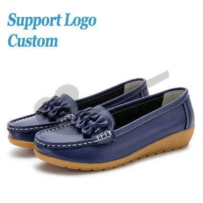 China Breathable Fashion Breathable Mouth 35-44 Code Shallow Shoes Relieve Women Rubber Flat Casual Nurse Shoes for sale