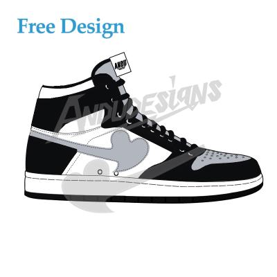 China CUSHIONING CUSHIONING Hot Sale Custom Logo Reflective Shoelaces Colorful Flat Fashionable Black And White Laces Wholesale for sale