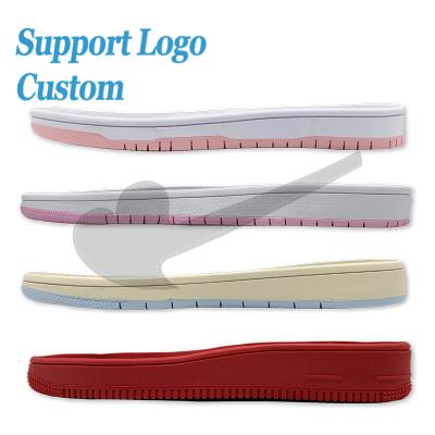 China Manufacturer Non-slip Wholesale Custom Logo Brand Athletic Shoes Men a j 1 sneakers shoe rubber sole for sale