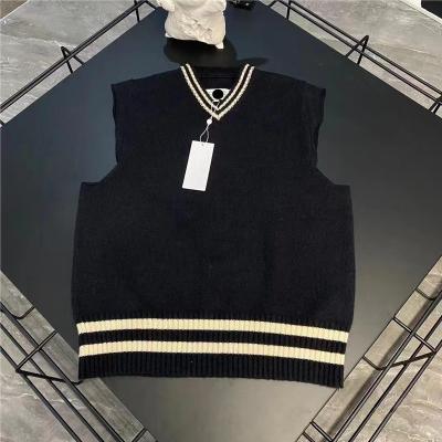 China Wholesale Custom OEM Customized Women's Sweater Sleeveless Custom Logo Knitted High Quality Sweater Customization for sale