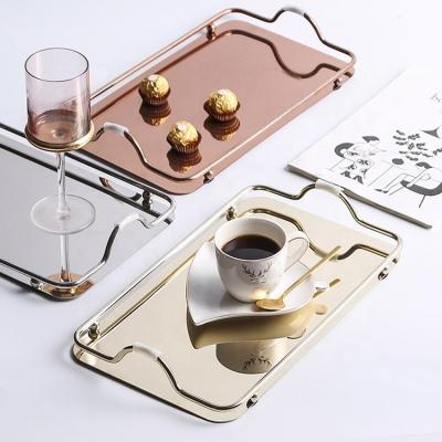 China Wholesale Disposable Stocked Luxury Colorful Burlap Stainless Steel Plate With Handle for sale