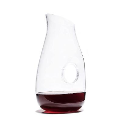 China Home Decoration 750ml Wine Decanter Handmade Crystal Amazon Eco-friendly Lead Free Small for sale