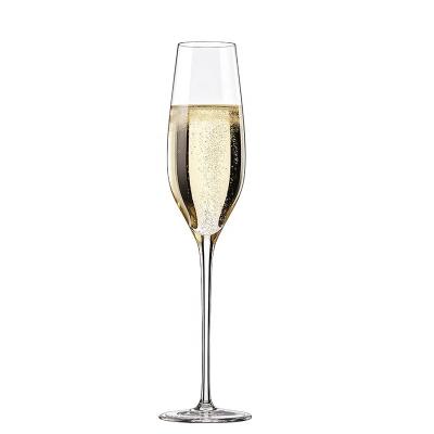 China Wholesale Hand Cut blown Crystal Tulip Champagne Flutes Glass Lead Free Eco-friendly for sale