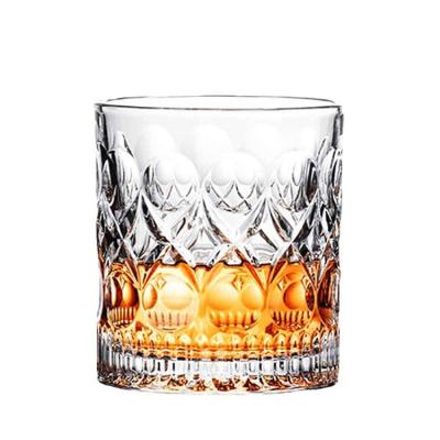 China Wholesale Triangle Diamond Bottom Whiskey Glass Heavy from Diamond Dishwasher Safe Lead Free for sale