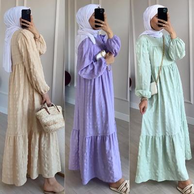 China Women Abaya For Woman Muslim Maxi Dresses Dress Long Sleeve Abaya Hijab Bohemian Eid Mubarek Dresses Islamic Clothing Long Sleeve C9067 for sale