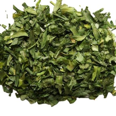 China Dried dehydrated green portion leek flake for sale