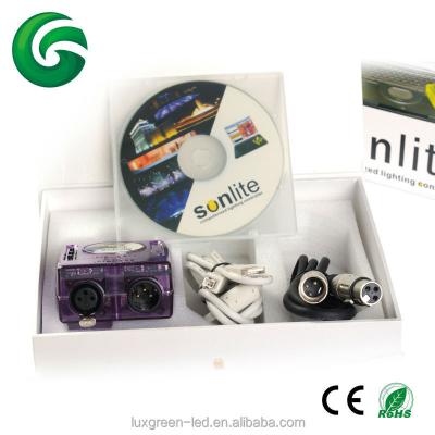 China Connect to PC(computer) new 1024 channel sunlite dmx control with software for sale