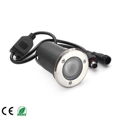 China ROAD IP67 waterproof 8W rgbw led underground light , led inground lights for sale