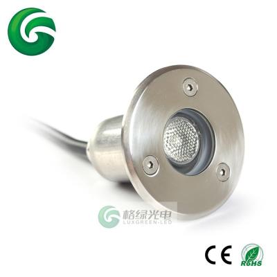 China Waterproof Decoration 3W RGB IP67 Mini Floor Led Deck Light for sale