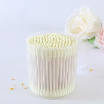 China Disposable Recycle Stick Spiral Tip Cotton Paper Buds for sale