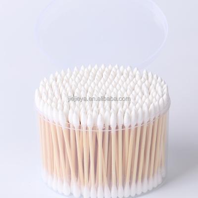 China OEM Disposable CBD Dab Nails Cleaning Sharp Cotton Head Cotton Swabs for sale