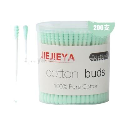 China Disposable paper stick colored cotton swab for sale