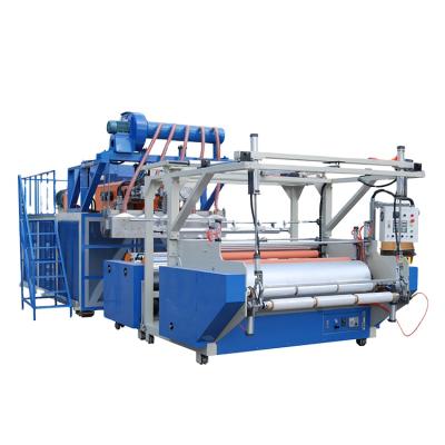 China Full Automatic Plastic Film 1500mm Three Layers Coextrusion Stretch Cinema Machine for sale