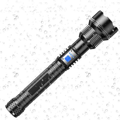 China USB Rechargeable Aluminum Alloy Tactical Torch Light Long Range 6W LED Camping Flashlight For Outdoor Camping for sale