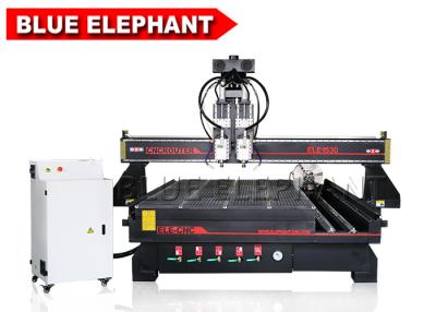 China Achsen-multi- Kopf CNC-Router-Doppelt-Spindel der Druckluftanlage-4 mit Routary-Gerät zu verkaufen