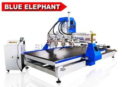 China 1325 madeira Multifunction de Automtaic 3D dos multi eixos que cinzela o router 5D do Cnc da máquina com 4 dispositivos giratórios à venda