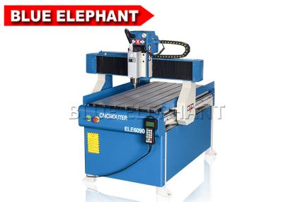 China Tragbare Werbungsx-yz 3 Achse der cnc-Holzbearbeitungs-Router-Maschinen-6090 mit Kugelumlaufspindel-Getriebe zu verkaufen