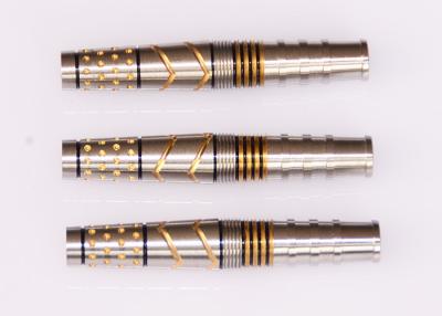 China 18.0g , 20.0g Soft Tip Tungsten 95% professional darts with Gold color and black painting for sale