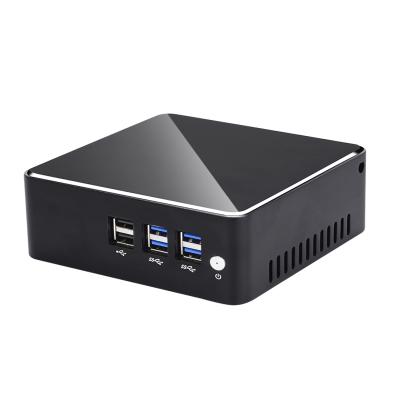 China Industrial Aluminum Body Core i3 i5 i7 Fanless Mini PC Game for sale